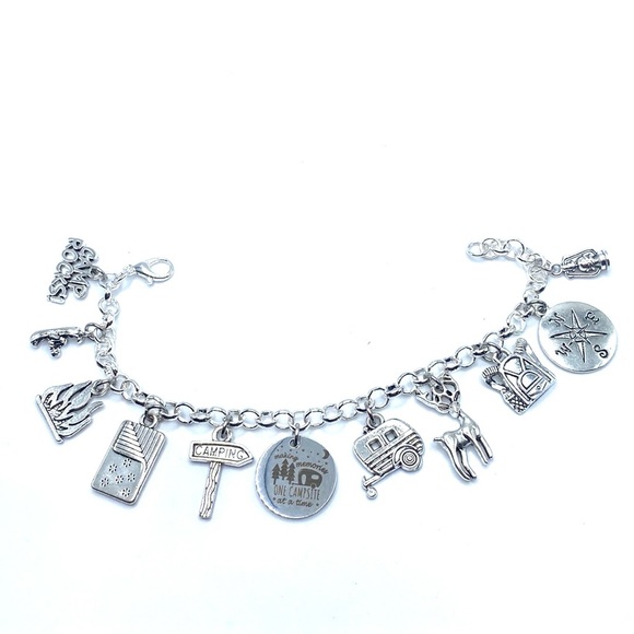 Camping Charm Bracelet Making Memories One Campsite At A Time - Picture 3 of 8